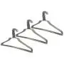 THE UM24 30 Pack 16 Inch Strong Steel Metal Wire Hangers Adult Clothes Hangers - 13 Gage Thickness Silver Color Galvanized Metal Wire Hanger