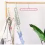 10pcs Random Color 9 Hole Support Circle Clothes Hanger Clothes Drying Racks Multifunction Plastic Scarf Clothes Hanger Hangers Storage Rack 10pcs Random Color 9 Hole Support Circle Clothes Hanger Clothes Drying Racks Multifunction Plastic Scarf Clothes Hanger Hangers Storage Rack