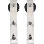 WINSOON 304 Stainless Steel Hanger for Sliding Bypass Barn Door Hardware Kit Silver (2 Pack Hangers) WINSOON 304 Stainless Steel Hanger for Sliding Bypass Barn Door Hardware Kit Silver (2 Pack Hangers)