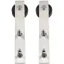 WINSOON 304 Stainless Steel Hanger for Sliding Bypass Barn Door Hardware Kit Silver (2 Pack Hangers) WINSOON 304 Stainless Steel Hanger for Sliding Bypass Barn Door Hardware Kit Silver (2 Pack Hangers)