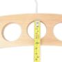 Ann Lee Design Cloth Scarf Hanger (Kid, Wooden Set of 2)