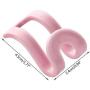 20Pcs Random Color Creative Mini Flocking Clothes Hanger Home Easy Hook Closet Organizer