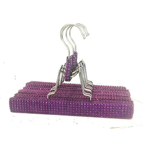 Purple Skirt Hangers (set of 10)