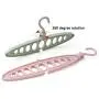 MEIYIN 360 Rotation Multifunction Space Saving 9-Hole Magic Clothes Hanger Closet Coat Hanger with Hook