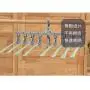 zxb Chattering Multifunctional Magic Hanger Household Folding Drying Hanger Shelf Shoulder unmarked Clothes Support Wardrobe Storage Artifact