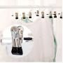 10pcs Random Color Stainless Steel Trouser Hanger Rack Coat Pants Skirt Hangers Clothes Stand Holder with 2 Adjustable Non-Slip Clips 28cm