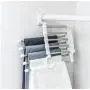 Modern 5-in-1 Portable Multi-Function Stainless Steel Pants Pants Hanger 5pcs Random Color Hanger Clothes Black and White Hangers Modern 5-in-1 Portable Multi-Function Stainless Steel Pants Pants Hanger 5pcs Random Color Hanger Clothes Black and White Hangers