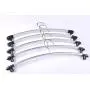 Golden Silver Aluminum Alloy Hanger for Clothes, Strong Metal Hanger for Coats (20 Pieces/Lot) Golden Silver Aluminum Alloy Hanger for Clothes, Strong Metal Hanger for Coats (20 Pieces/Lot)