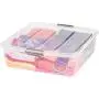 IRIS 33 Quart Buckle Up Box, 6 Pack IRIS 33 Quart Buckle Up Box, 6 Pack