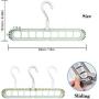 Anntool Space Saving Clothes Hangers Organizer Smart Closet Cascading Hanger 9 Slots Pack of 5 Innovative Design for Shirts Pants Dresses Coats