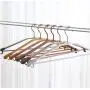5pcs Random Color Alloy Hangers, for Suit Anti-Skid Shoulder Seamless Metal Clothes Hanger, Perfect for Coat Suits Dress Pants 5pcs Random Color Alloy Hangers, for Suit Anti-Skid Shoulder Seamless Metal Clothes Hanger, Perfect for Coat Suits Dress Pants