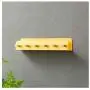Jiji Coat Rack Bedroom Furniture Coat Rack Clothes Hanger Hooks Living Room Closet Wooden Hat Racks Coat Hanger Wall Hook Coat Stand (Color : Yellow)
