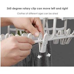 2PC 3D Space Saving Hanger Magic Clothes Hanger Holders with Hook Closet Organizer Rack Organizer Home Hanger Foldable Clothes Clip Decoration