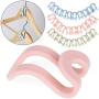 20pcs Random Color Antislip Creative Mini Clothes Hanger Home Easy Hook Closet Organizer Storage Rack