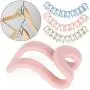 20pcs Random Color Antislip Creative Mini Clothes Hanger Home Easy Hook Closet Organizer Storage Rack 20pcs Random Color Antislip Creative Mini Clothes Hanger Home Easy Hook Closet Organizer Storage Rack