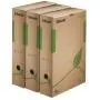 Esselte 80 mm Eco Archiving Boxes - Natural Brown, Pack of 25 Esselte 80 mm Eco Archiving Boxes - Natural Brown, Pack of 25