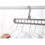 10pcs Random Color Space Saver Saving Wonder Metal Magic Hanger Clothes Closet Organize Hook Decoration