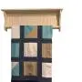 Towel Rack with Shelf | Blanket and Quilt Hanger | Rustic Blanket and towel Holder Towel Rack with Shelf | Blanket and Quilt Hanger | Rustic Blanket and towel Holder