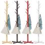 Wall CR Coat Racks Coat Rack Floor Hangers Bedroom Solid Wood Hangers Living Room Clothes Hanger (Color : D)