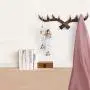 Surrui Vintage Deer Antlers Wall Hooks Antique Clothes Hanger Rack Home Coat Hooks Dark Brown Surrui Vintage Deer Antlers Wall Hooks Antique Clothes Hanger Rack Home Coat Hooks Dark Brown