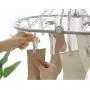 HJYPYJ Magic Hanger,Multi-Clip Windproof Magical Hangers,Detachable PP Hanger,Space-Saving Organizer Hangers, Not Easily Deformed/Gray / 55x34x26cm