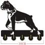 Creative Animal Theme Clothes Hooks Boxer Dog Silhouette Decorative Wooden Wall Hanger Coat Hook Unique Wall Art Indoor Decoration Wall Sticker,Black Creative Animal Theme Clothes Hooks Boxer Dog Silhouette Decorative Wooden Wall Hanger Coat Hook Unique Wall Art Indoor Decoration Wall Sticker,Black