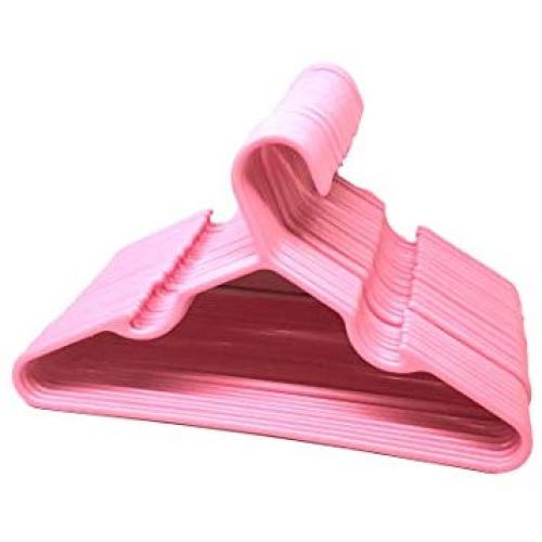 Sweet Online Deal Kid Cloth Plastic Hanger 11" Wide Children Baby Pink - 30 Pack Sweet Online Deal Kid Cloth Plastic Hanger 11" Wide Children Baby Pink - 30 Pack