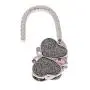 Folding Purse Handbag Rhinestone Bowknot Bag Hook Hanger Portable Pocket Bags Table Hanger