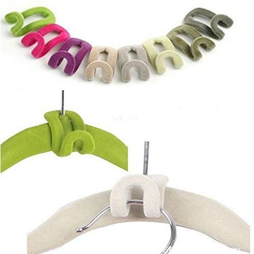 Clothes Pegs - Colorful Home Mini Flocking Clothes Hanger Hook Closet Organizer Wardrobe 10pcs - Clothes Hangers Wardrobe Hanger Crafts Clothes Pegs Closet Hanger Cabinet Clothespin Mini