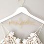 Wedding Dress Hanger, Bride Hanger, Last Name Hanger, Future Mrs Hanger, Custom Wedding Hanger, Personalized Hanger, Bridesmaid, Bride Gift