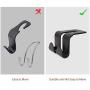 Headrest Hooks for Car, Car Seat Hooks, Purse Hooks for Car Handbag Clothes Coats Grocery Bags（4 Pack)