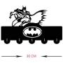 Cherry sun Batman Wall Hook, Wall Door Clothes Coat Hat Hanger Key Holder, Personalized Gift, Home, Housewarming Gift, Wedding Gift (A1)