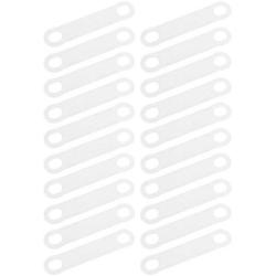 XISAOK 20Pciese Silicone Clothes Hangers Anti Slip Strip Clothes Rack Pad Windproof