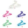 10pcs Random Color Hanging Multifunction Baby Clothes Hanger Plastic Trousers Space Saving Kids Clothing Storage Multi Coloured Children Coat