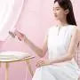 ZZYJYALG Hanging Ironing Machine Plastic Metal Handheld Large Capacity Transparent Water Tank Cotton Cloth Portable Dormitory Clothes Household Bed Linen Curtains High Temperature Ironing Travel (Pink