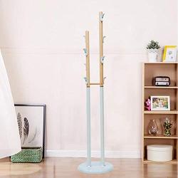 Y.H.Valuable Coat Racks Nordic Coat Stand Simple Floor Hanger Clothes Rack Wood Modern Clothes Tree Living Room Bedroom Household Office Hat Coat Rack Entryway Furniture