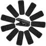 DEDU Black Plastic Finger Clips for Hangers, 40 Pack Pants Hanger Clips, Strong Pinch Grip Clips for Use with Slim-line Clothes Hangers, Clips for Velvet Hangers DEDU Black Plastic Finger Clips for Hangers, 40 Pack Pants Hanger Clips, Strong Pinch Grip Clips for Use with Slim-line Clothes Hangers, Clips for Velvet Hangers