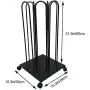 YGLight Hanger Clothes Hangers Holder Hold Smooth Anti-Rust Clothing Stores Hanger Stacker Swivel Casters Store Easy Movement Idle Iron, Wood (Color : Black) YGLight Hanger Clothes Hangers Holder Hold Smooth Anti-Rust Clothing Stores Hanger Stacker Swivel Casters Store Easy Movement Idle Iron, Wood (Color : Black)
