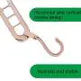 nivimo Plastic Clothes Hangers 9 Holes Branch Space Saving,Premium Clothing Hangers-10 Pack (Brown)
