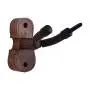 Kalaok Wall Mount Violin Fiddle Viola Hanger Hook Keeper with Bow Holder Rubber Cushion Wood Base