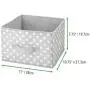 mDesign Soft Fabric Closet Storage Organizer Holder Boxes Bin - Attached Handle, Open Top, for Child/Kids Bedroom, Nursery, Toy Room - Fun Polka Dot Print - Medium, 4 Pack - Gray/White Dots mDesign Soft Fabric Closet Storage Organizer Holder Boxes Bin - Attached Handle, Open Top, for Child/Kids Bedroom, Nursery, Toy Room - Fun Polka Dot Print - Medium, 4 Pack - Gray/White Dots