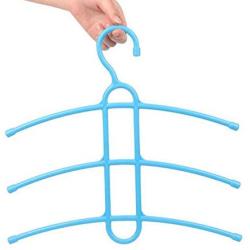 5pcs Random Color Multifunctional Creative Fishbone Anti-Skid Multi Layers Clothes Hanger Decoration