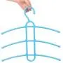 5pcs Random Color Multifunctional Creative Fishbone Anti-Skid Multi Layers Clothes Hanger Decoration
