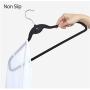 10Pcs Non Slip Velvet Suit Clothes Hangers Wardrobe Home Organizer Decoration