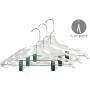 The Great American Hanger Company 700204-100 Plastic Kids Combo Hangers, Clear, Large The Great American Hanger Company 700204-100 Plastic Kids Combo Hangers, Clear, Large