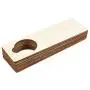 Juvale Wood Door Knob Hangers - 12-Pack 9.5 x 3.25 x 0.1-Inch Door Knob Signs for Craft, DIY Craft, Home, Office Hotel Decoration, Business Use, Unfinished Wood