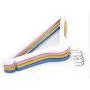 Blue/Pink Solid Wood Clothes Hanger for Suits, 10 Pieces Random Color