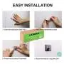 LOOGI Adhesive Hooks 3M Towel Hooks Wall Door Hanger Heavy Duty Stainless Steel for Bathroom Kitchen Home - 5 Packs