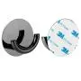 3M Self Adhesive Double Coat Hook Wall Mount, Round Double Towel Rack, Modern Kitchen Bathroom Multi-Purpose Hanger for Robe, Hat, Key