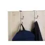 Neat-O Over the Door Hanger Single Dual Hook Organizer Holder Rack (Satin Nickel) Neat-O Over the Door Hanger Single Dual Hook Organizer Holder Rack (Satin Nickel)